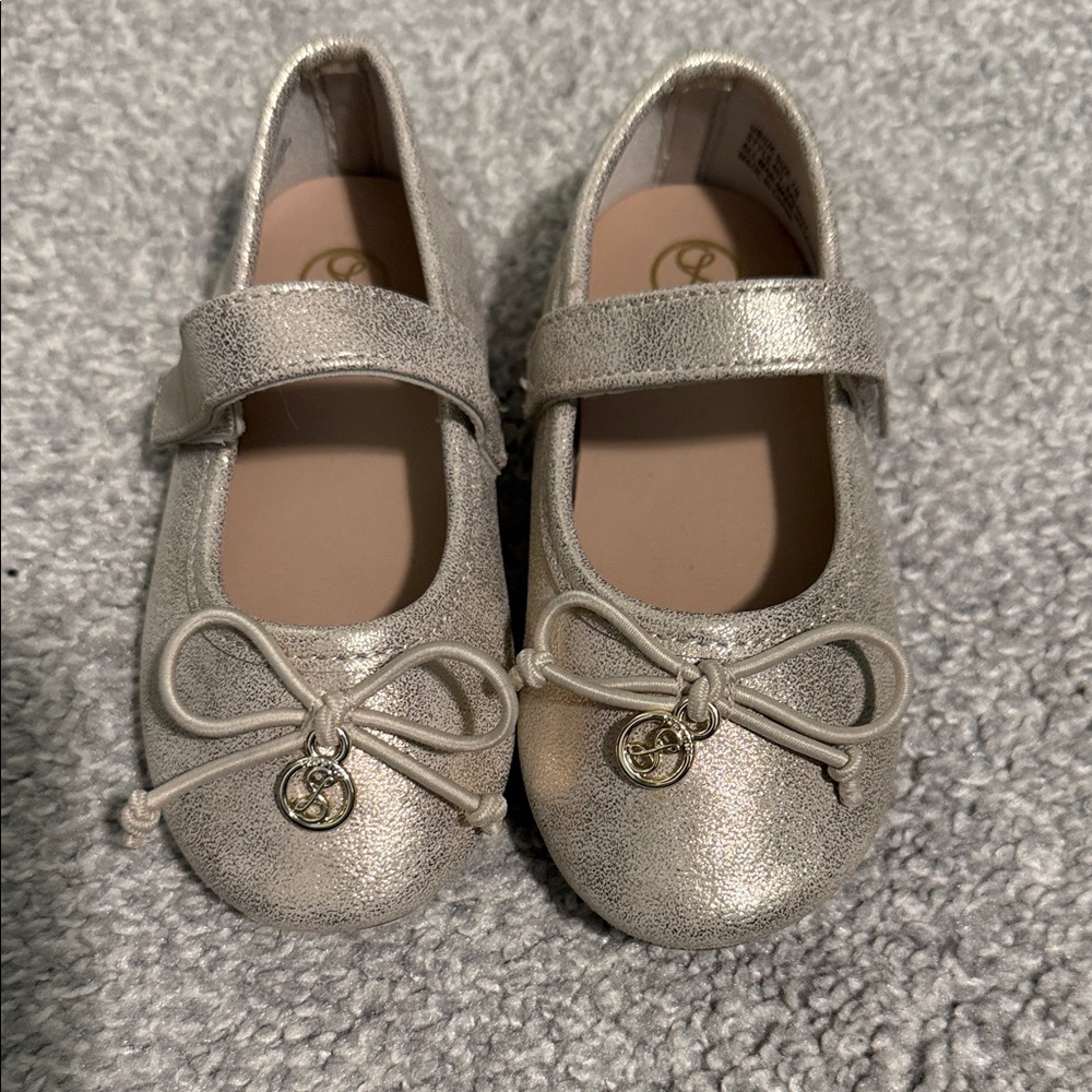 Sam & Libby Metallic Mary Jane Shoes